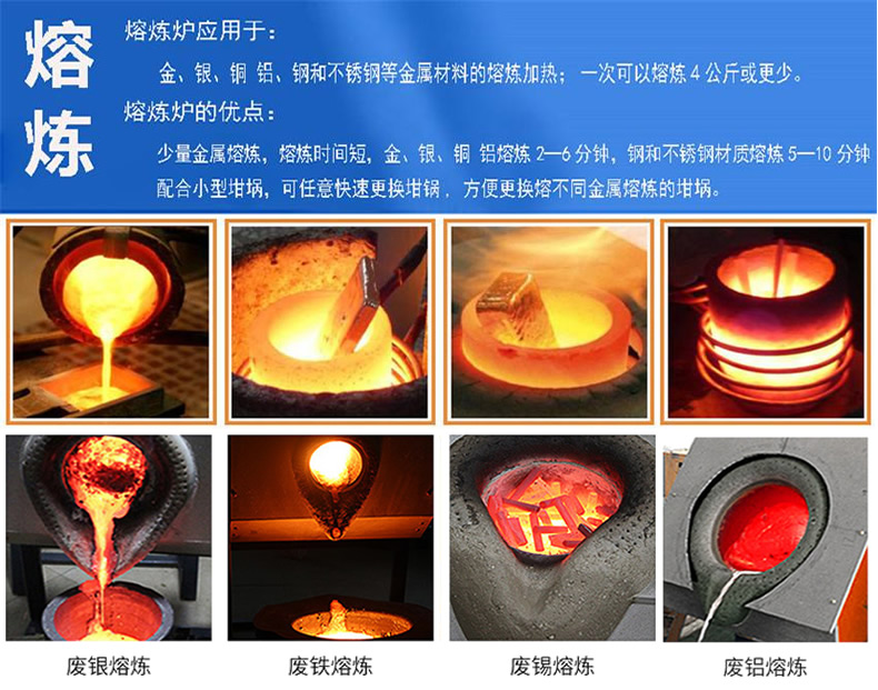 小型熔鋼鐵爐 . 小型熔鋼鐵機(jī)JYP-RL15kw鋼鐵熔煉量5~150KG